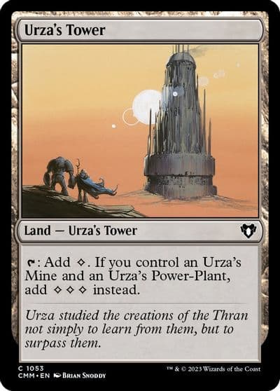 Urzas Tower Commander Masters Magic card