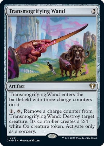 Transmogrifying Wand Commander Masters Magic card
