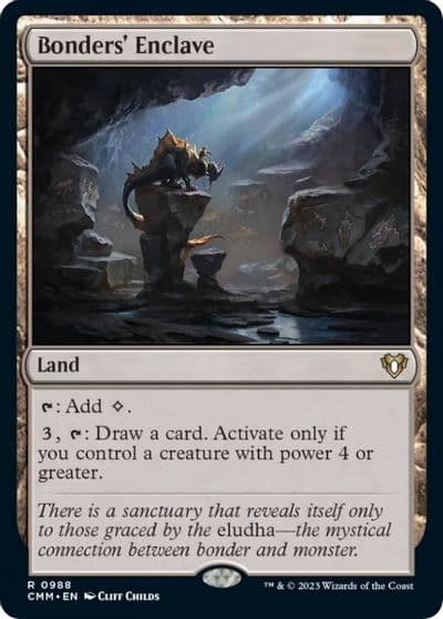 Bonders Enclave Commander Masters Magic card