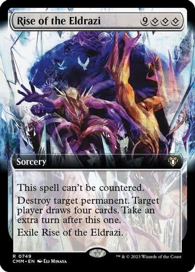 Rise of the Eldrazi Extended Art Commander Masters Magic card