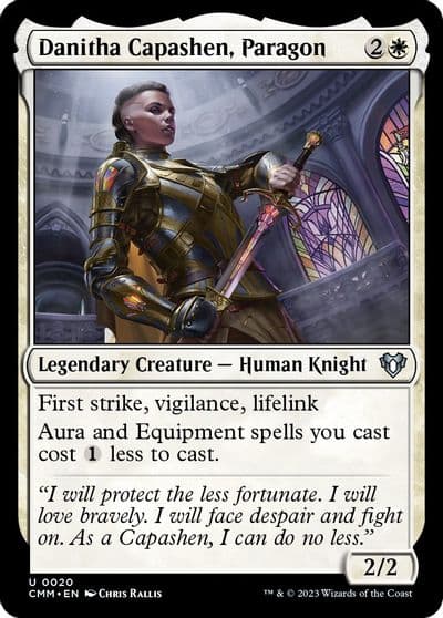 Danitha Capashen Paragon Commander Masters Magic card