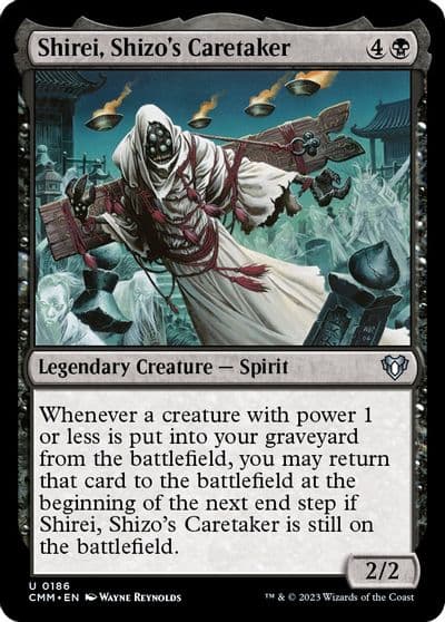 Shirei Shizos Caretaker Commander Masters Magic card