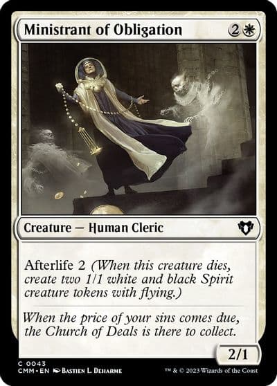 Ministrant of Obligation Commander Masters Magic card
