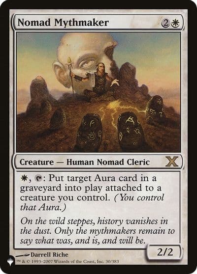 Nomad Mythmaker The List Reprints Magic card
