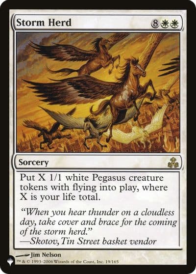 Storm Herd The List Reprints Magic card