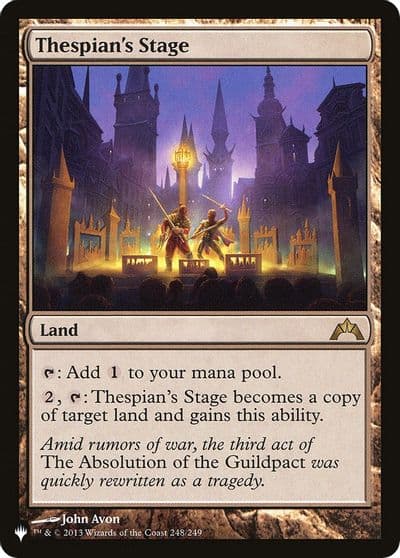 Thespians Stage The List Reprints Magic card