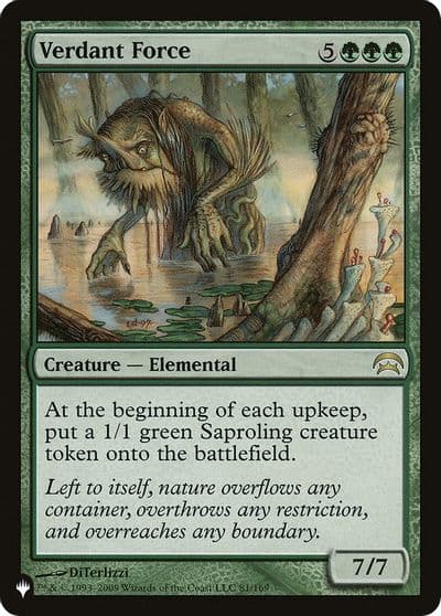 Verdant Force The List Reprints Magic card