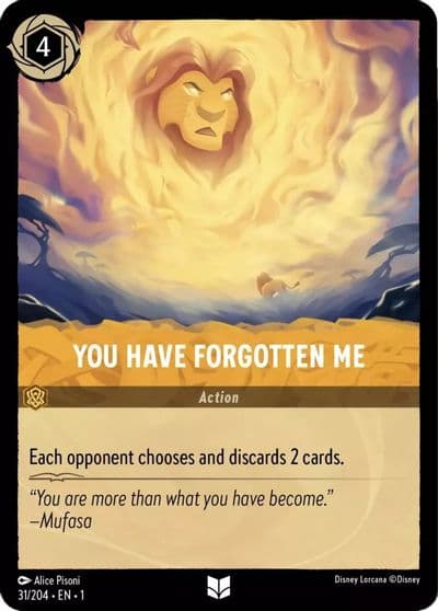You Have Forgotten Me The First Chapter Lorcana card