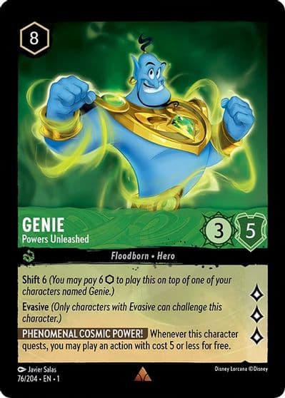 Genie Powers Unleashed The First Chapter Lorcana card