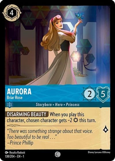 Aurora Briar Rose The First Chapter Lorcana card