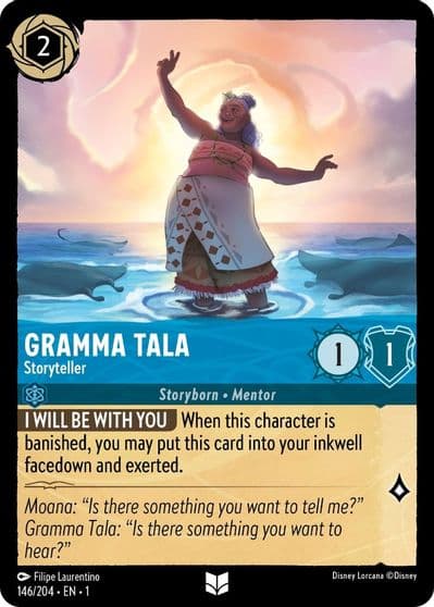 Gramma Tala Storyteller The First Chapter Lorcana card