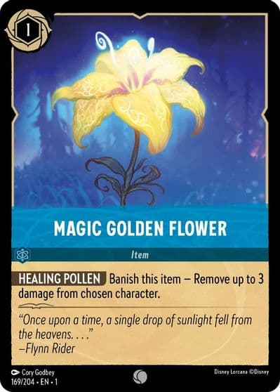 Magic Golden Flower The First Chapter Lorcana card