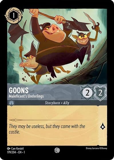 Goons Maleficents Underlings The First Chapter Lorcana card