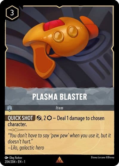 Plasma Blaster The First Chapter Lorcana card