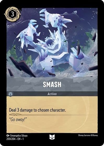 Smash The First Chapter Lorcana card