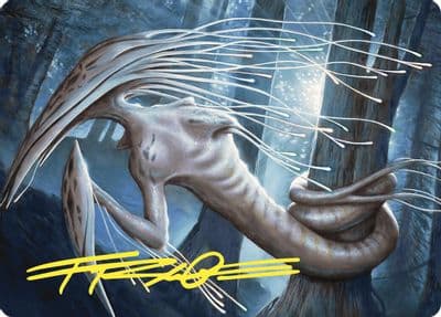 Manaweft Sliver Art Card Gold Stamped Signature Art Series: Commander Masters Magic card