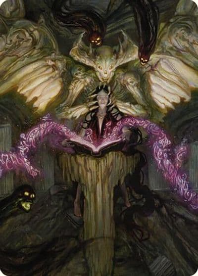Demonic Tutor Art Card Art Series: Commander Masters Magic card