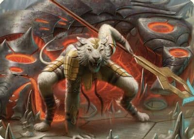 Sunspear Shikari Art Card Art Series: Commander Masters Magic card