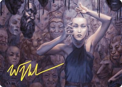 Body Double Art Card Gold Stamped Signature Art Series: Commander Masters Magic card