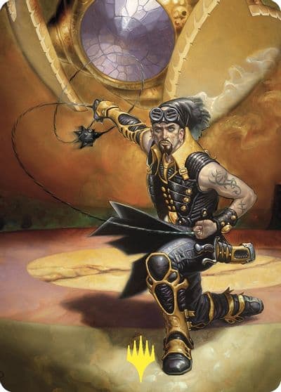 Chainer Dementia Master Art Card Gold Stamped Art Series: Commander Masters Magic card