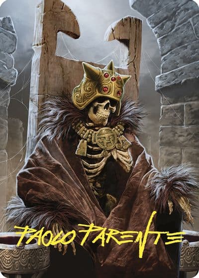 Champions Helm Art Card Gold Stamped Signature Art Series: Commander Masters Magic card