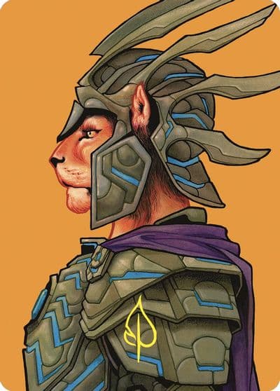 Kemba Kha Regent Art Card 2 Gold Stamped Signature Art Series: Commander Masters Magic card
