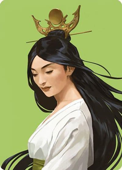 Azusa Lost but Seeking Art Card Art Series: Commander Masters Magic card