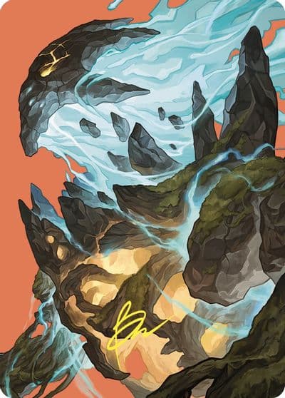 Maelstrom Wanderer Art Card Gold Stamped Signature Art Series: Commander Masters Magic card