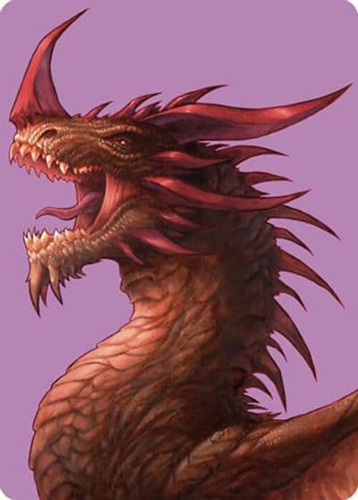 The Ur Dragon Art Card Art Series: Commander Masters Magic card