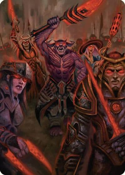 Insurrection Art Card Art Series: Commander Masters Magic card
