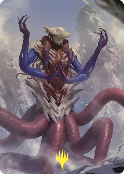 Zhulodok Void Gorger Art Card Gold Stamped Art Series: Commander Masters Magic card