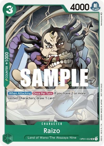 Raizo Event Pack Vol 2 One Piece Promotion Cards One Piece card