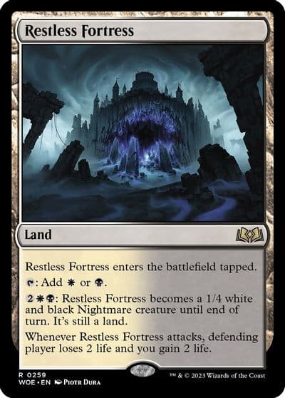Restless Fortress Wilds of Eldraine Magic card