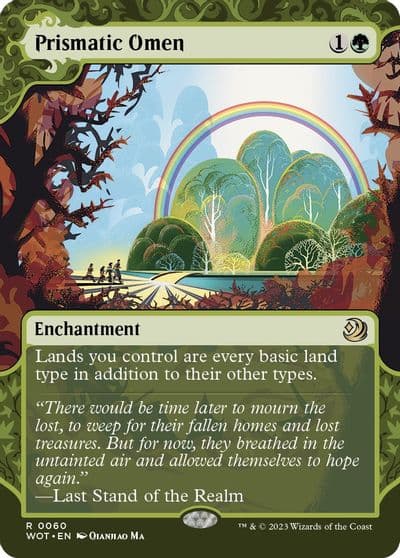 Prismatic Omen Wilds of Eldraine: Enchanting Tales Magic card