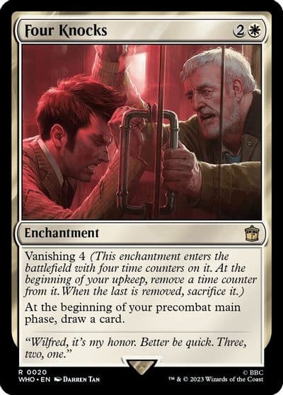 Four Knocks Universes Beyond: Doctor Who Magic card