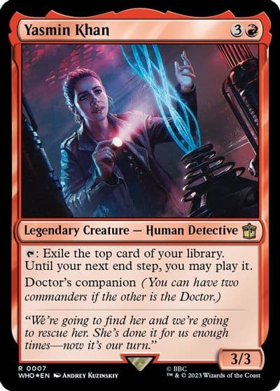 Yasmin Khan Universes Beyond: Doctor Who Magic card