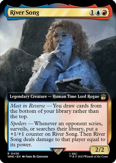 River Song Extended Art Universes Beyond: Doctor Who Magic card