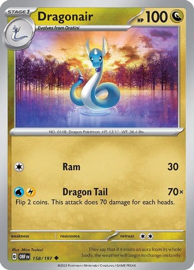 Dragonair SV03: Obsidian Flames Pokemon card