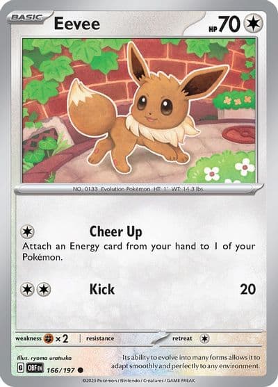 Eevee SV03: Obsidian Flames Pokemon card