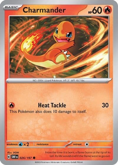 Charmander SV03: Obsidian Flames Pokemon card