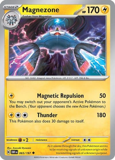 Magnezone SV03: Obsidian Flames Pokemon card