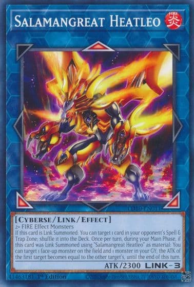 Salamangreat Heatleo Legendary Duelists: Soulburning Volcano Yu-Gi-Oh! card
