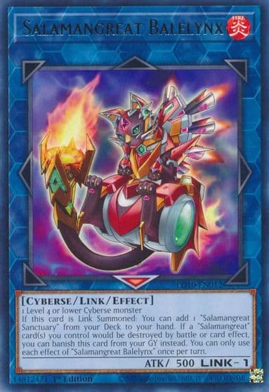 Salamangreat Balelynx Legendary Duelists: Soulburning Volcano Yu-Gi-Oh! card