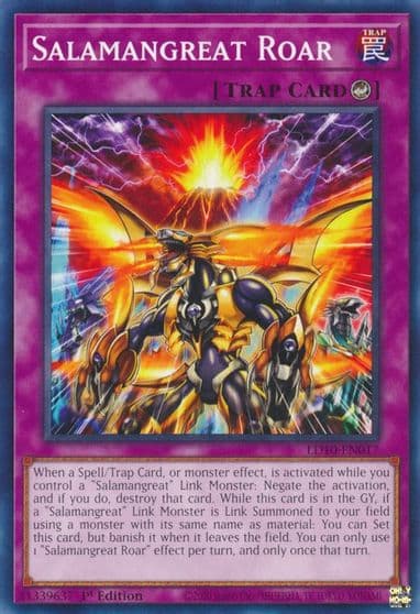 Salamangreat Roar Legendary Duelists: Soulburning Volcano Yu-Gi-Oh! card