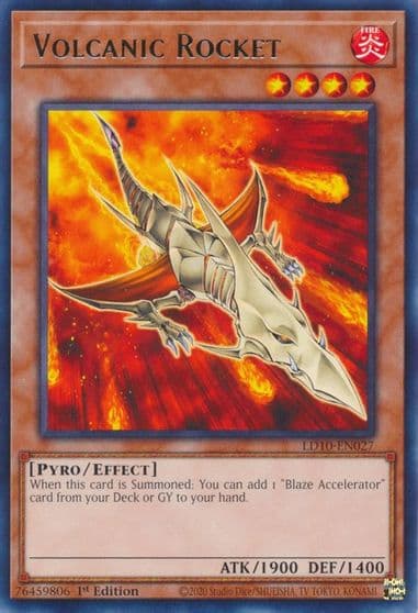 Volcanic Rocket Legendary Duelists: Soulburning Volcano Yu-Gi-Oh! card