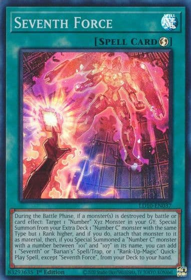 Seventh Force Legendary Duelists: Soulburning Volcano Yu-Gi-Oh! card