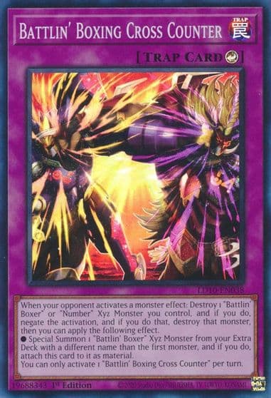 Battlin Boxing Cross Counter Legendary Duelists: Soulburning Volcano Yu-Gi-Oh! card