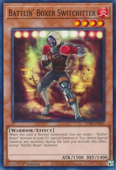 Battlin Boxer Switchitter Legendary Duelists: Soulburning Volcano Yu-Gi-Oh! card