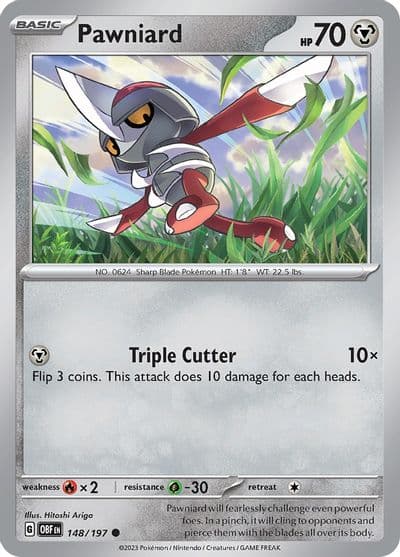 Pawniard SV03: Obsidian Flames Pokemon card
