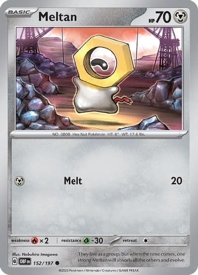 Meltan SV03: Obsidian Flames Pokemon card